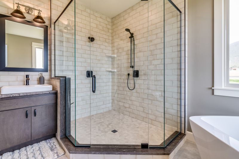 Spa-Style Shower with Bench